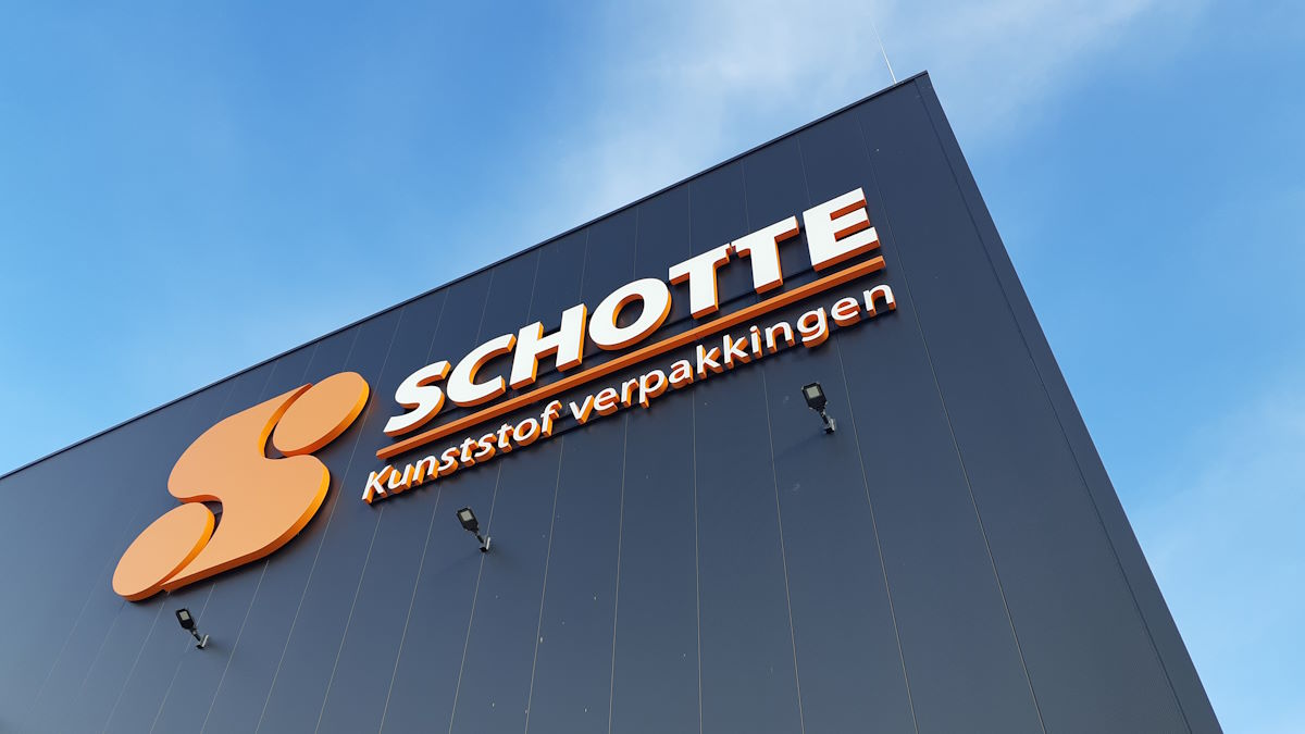 Schotte gevelreclame doosletter